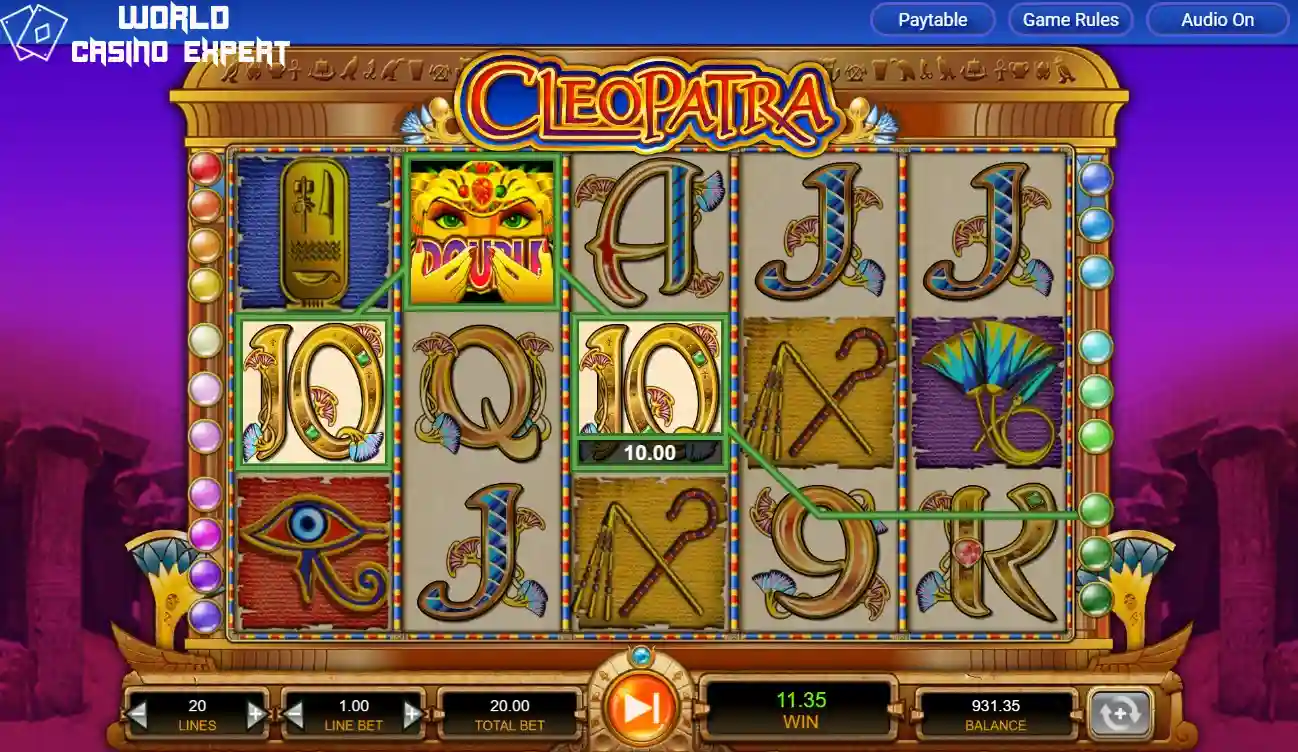 Cleopatra Erfahrungen: Spielautomat von IGT | World Casino Expert Deutschland