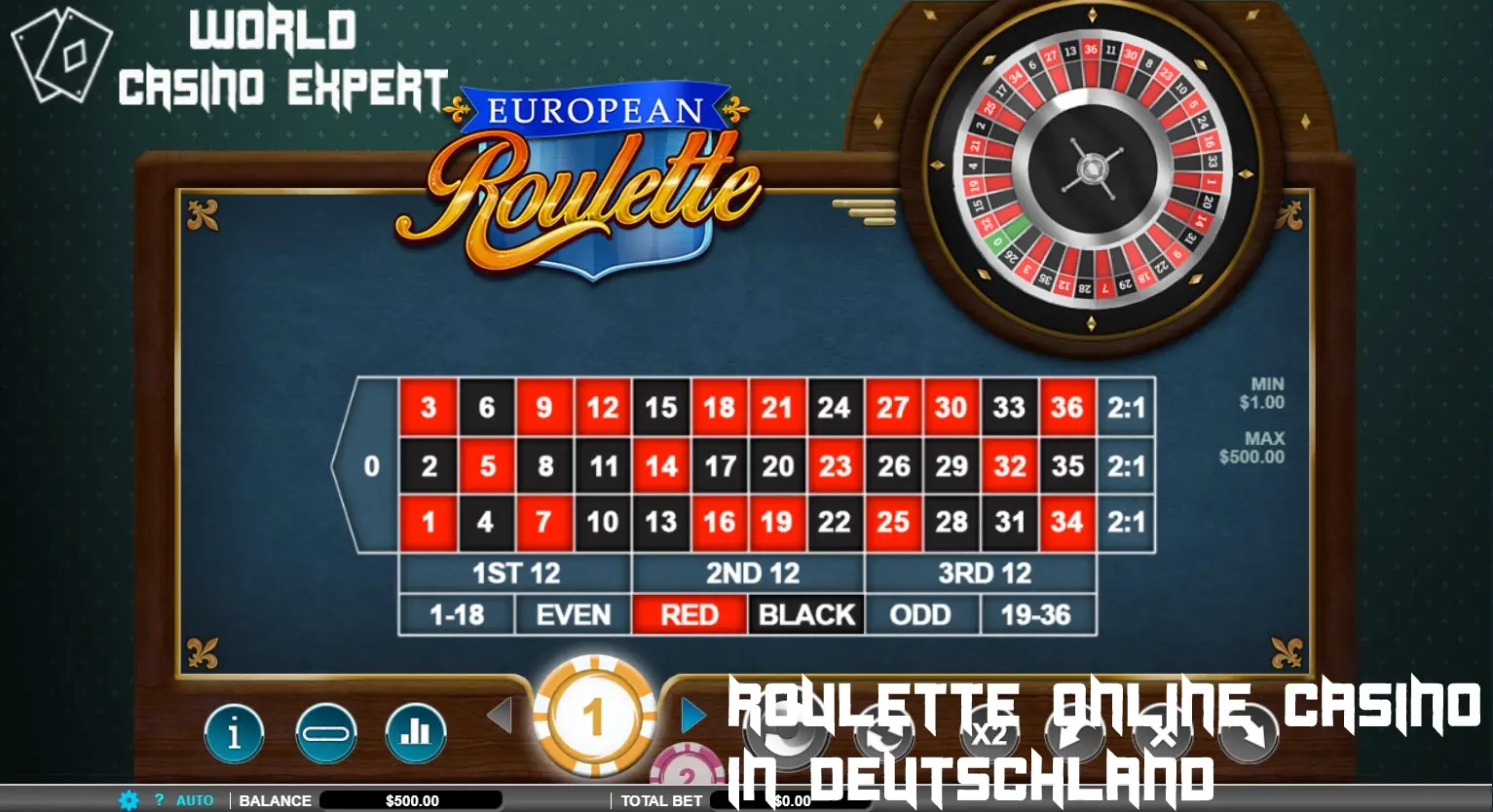 Roulette Online Casino nach Deutschland