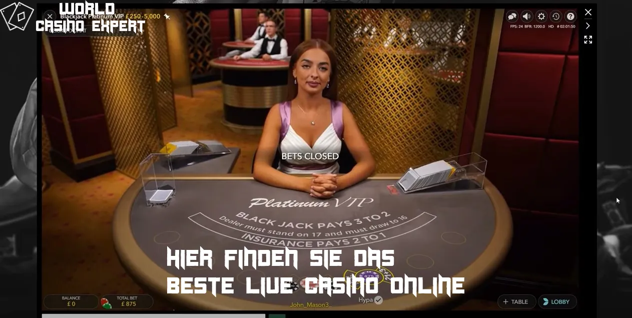 Beste Live Casino Online | Deutschland World Casino Expert