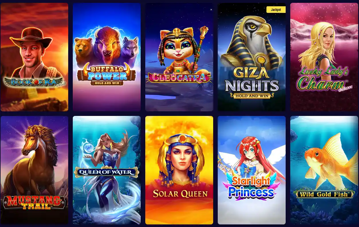 Spielanbieter, Spielkategorien und Spiele im Vegaz Casino