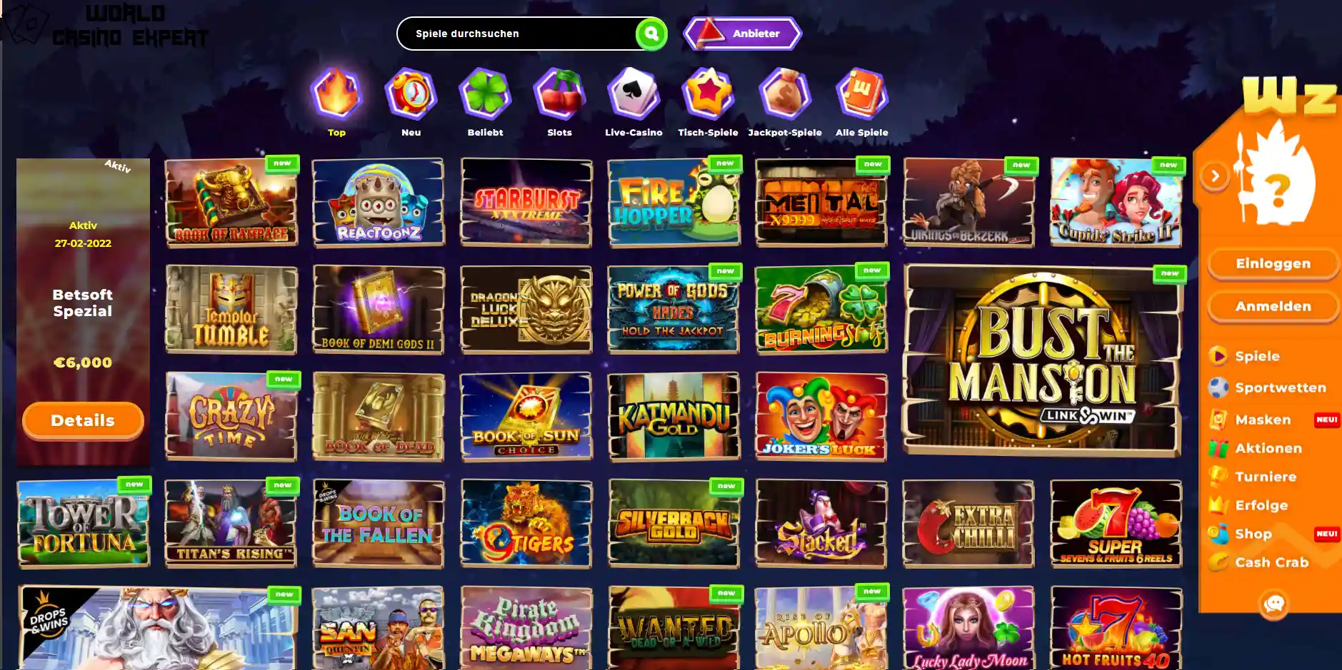 Spiele Online Casino Wazamba