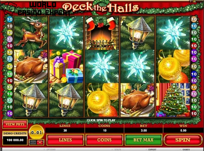 Deck the Halls Spielautomat von Quickfire