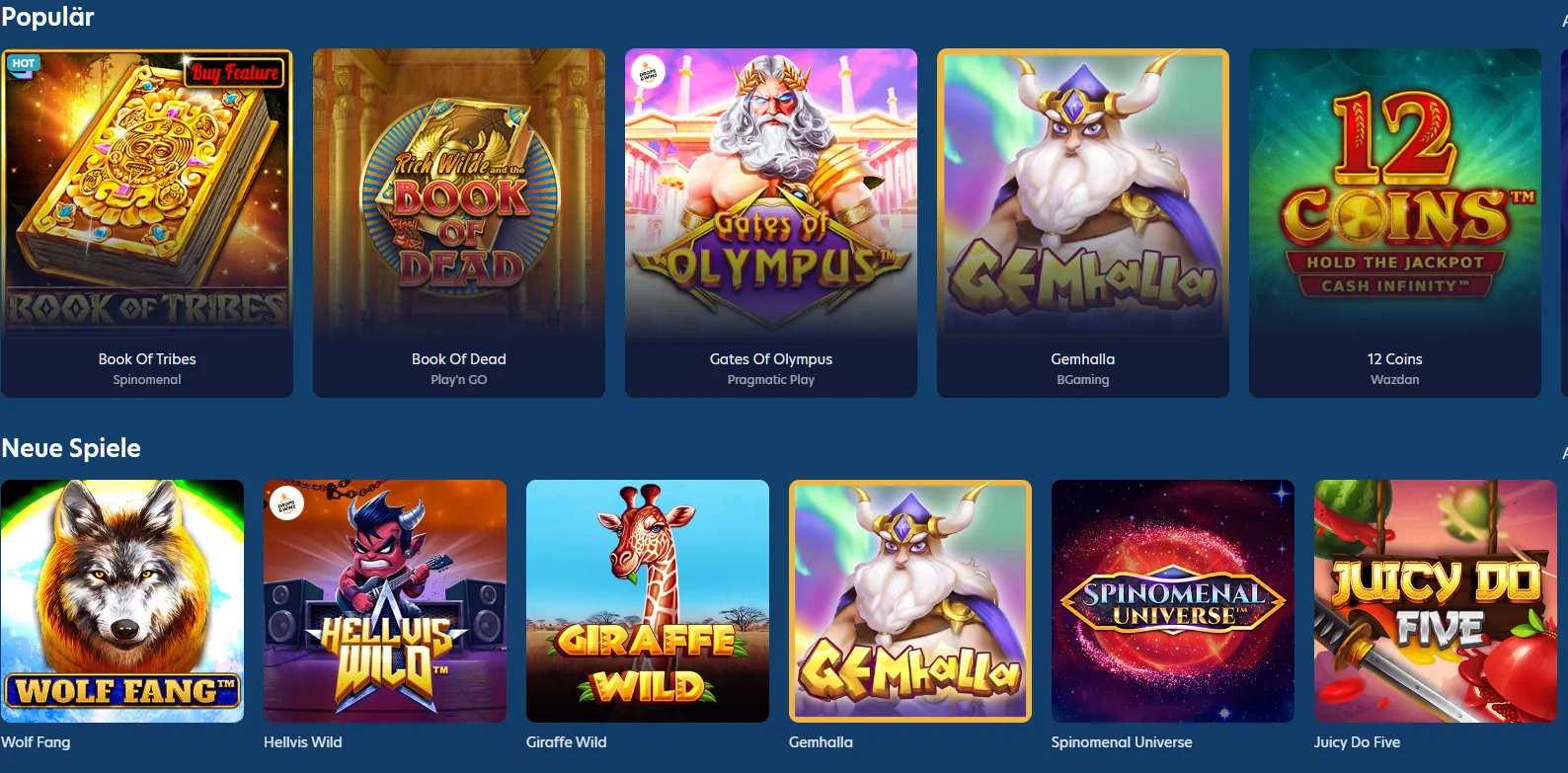 Lucky Dreams Online Casino Bewertung: Tausende von Spielautomaten